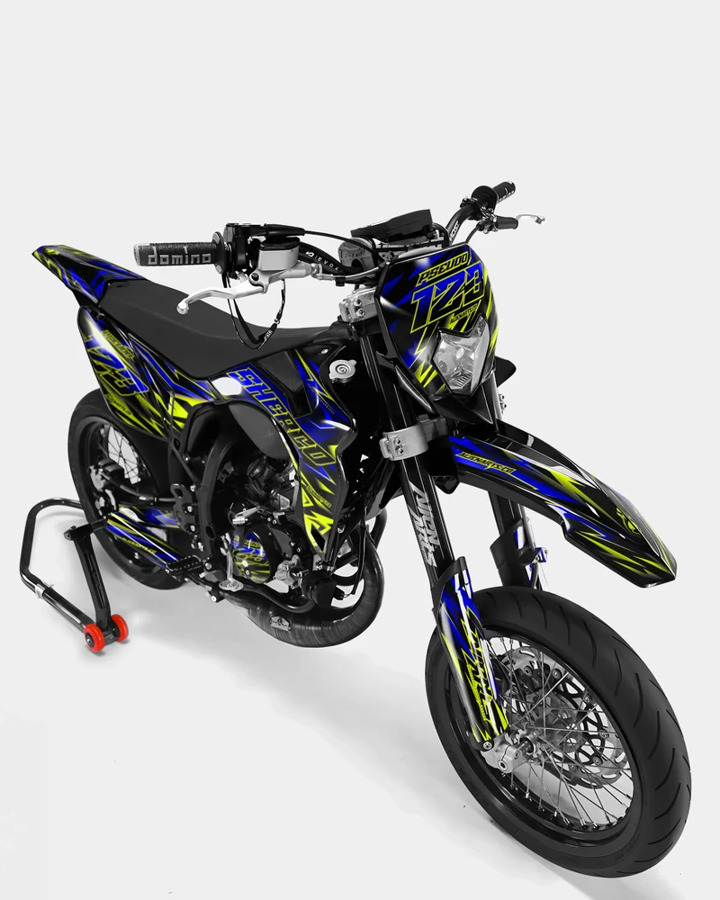 SORAE - Kit deco SHERCO 50cc - Bleu foncé