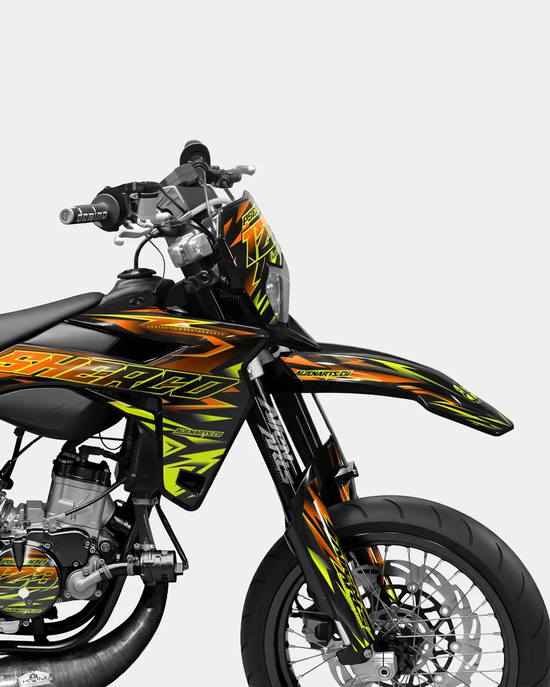 SORAE - Kit deco SHERCO 50cc - Orange
