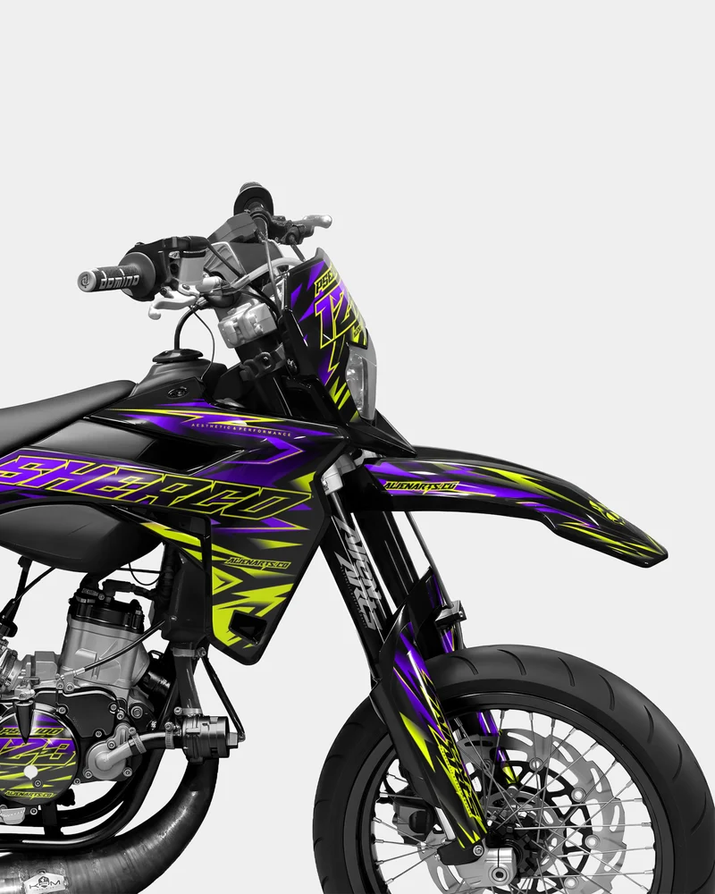 SORAE - Kit deco SHERCO 50cc - Violet