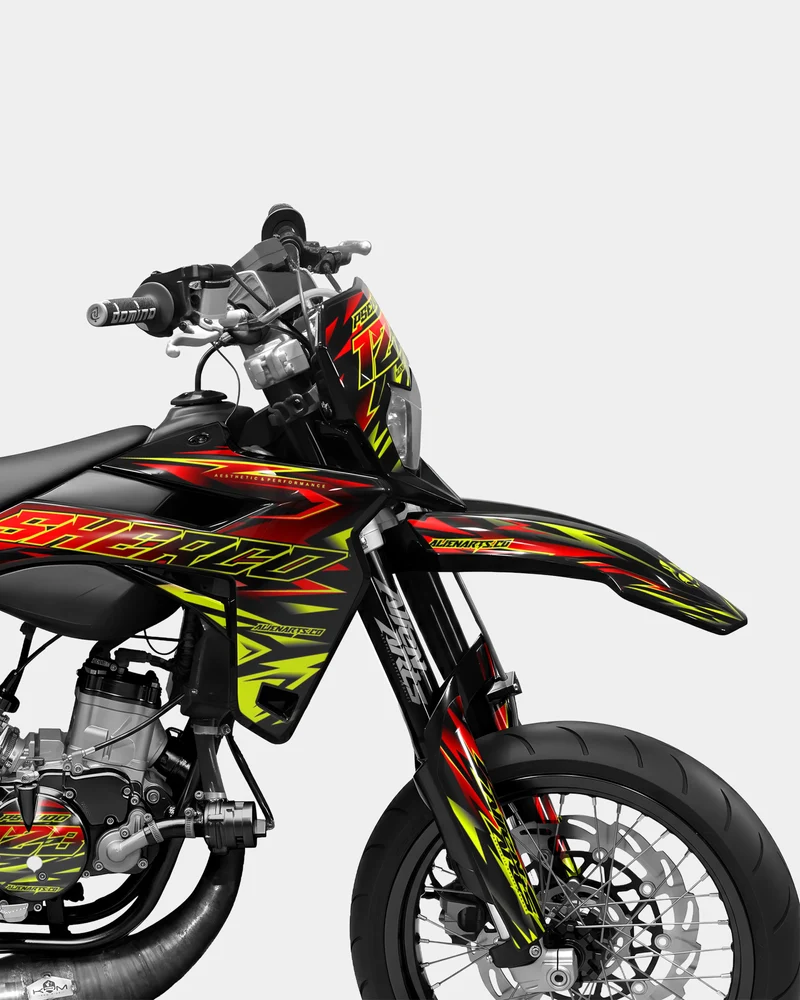 SORAE - Kit deco SHERCO 50cc - Rouge