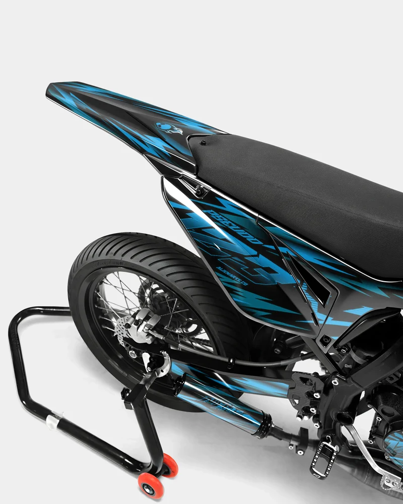 SUJAK - Kit deco SHERCO 50cc - Bleu