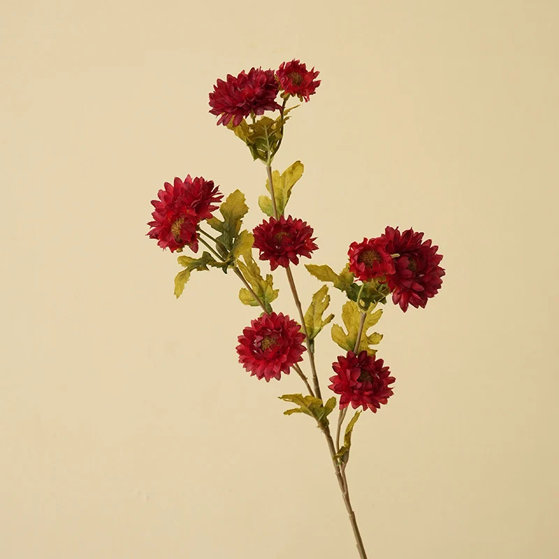 54 cm künstliche Gänseblümchen Busch mit 8 Blüten, Seide, modernes Design, für Zuhause, Innendekoration