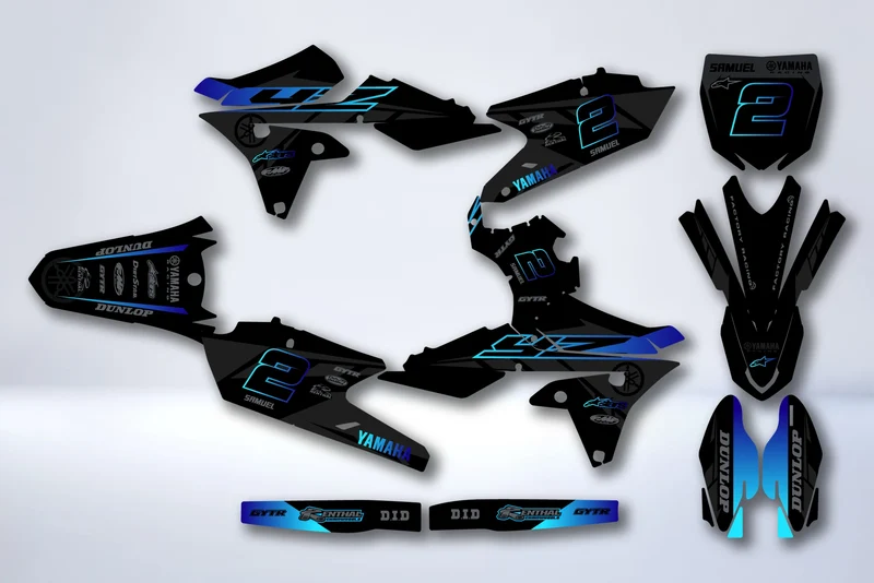 Kit Déco YAMAHA YZF 250-450 2014-2017 - YANMYR