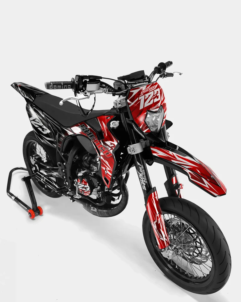 PLUME - Kit deco SHERCO 50cc - Rouge