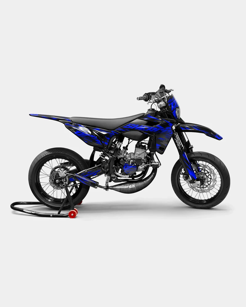 SABLE - Kit deco SHERCO 50cc - Bleu foncé