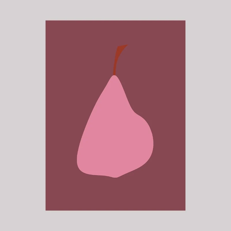Kunstdruck 'Silent Fruits 02' Poster 30x40 - IH & KL Design Studio