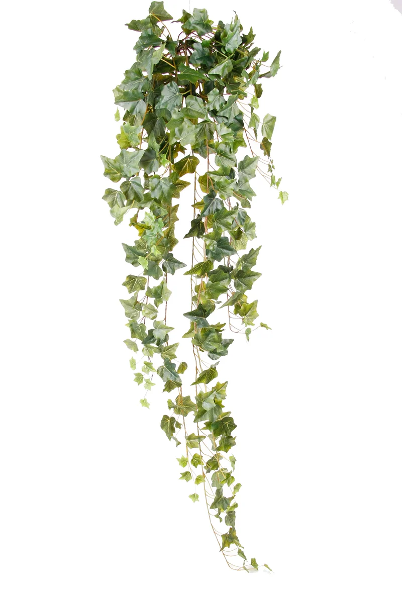 Efeuhänger künstlich Hänger 120 cm - 1 Steckstab - Grün
