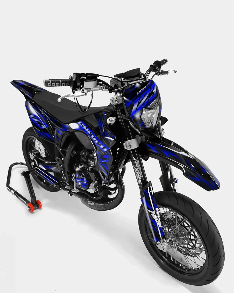VAGUE - Kit deco SHERCO 50cc - Bleu foncé
