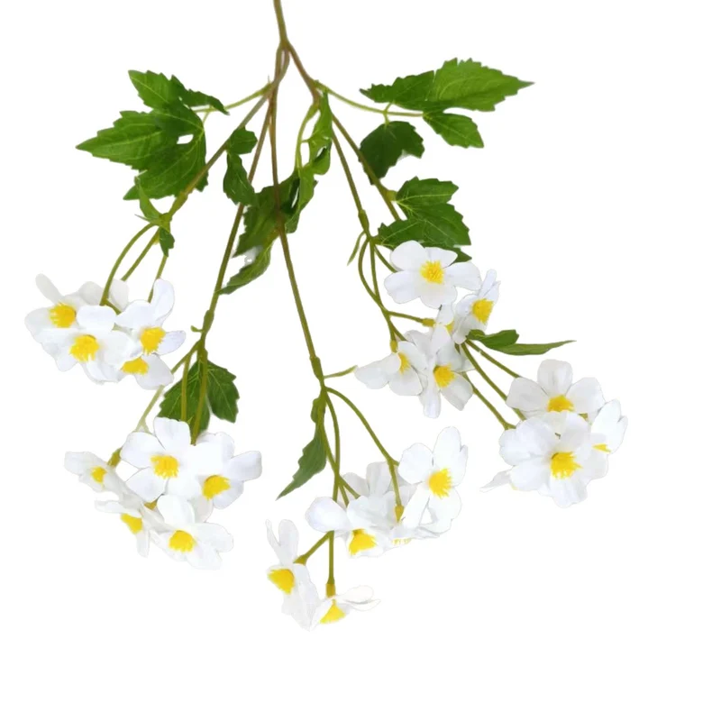 Künstliche Kamillenblüten, 68 cm, Seidenstoff, 30 Blüten, Hochzeitsdeko, Innenraum