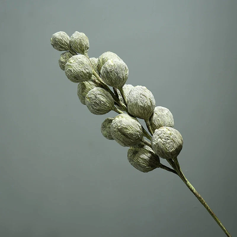 Künstliche EVA-Schaumblume Grün verbotene Frucht, 100 cm, single Stem, realistische Dekoration für Büro, Hotel, Schaufenster