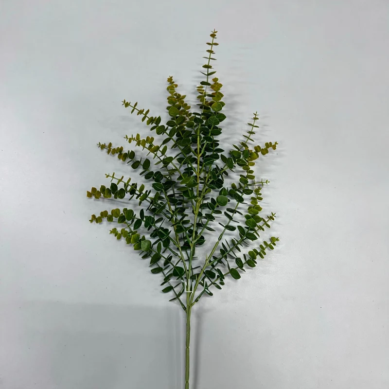Künstlicher Eukalyptus 80 cm, Buscheinsatz für Floristik, Hochzeit, Beerdigung, Raumdekoration, langlebig, allergenfrei
