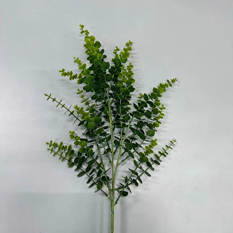 Künstlicher Eukalyptus 80 cm, Buscheinsatz für Floristik, Hochzeit, Beerdigung, Raumdekoration, langlebig, allergenfrei