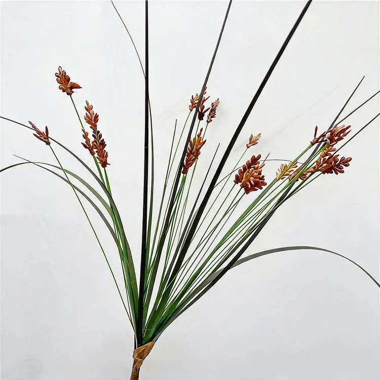 Künstliche Schilfgras-Deko, 135 cm, PE/PVC, 2 Stk., modern, für Büro, Hotel, Schaufenster, Innenbereich