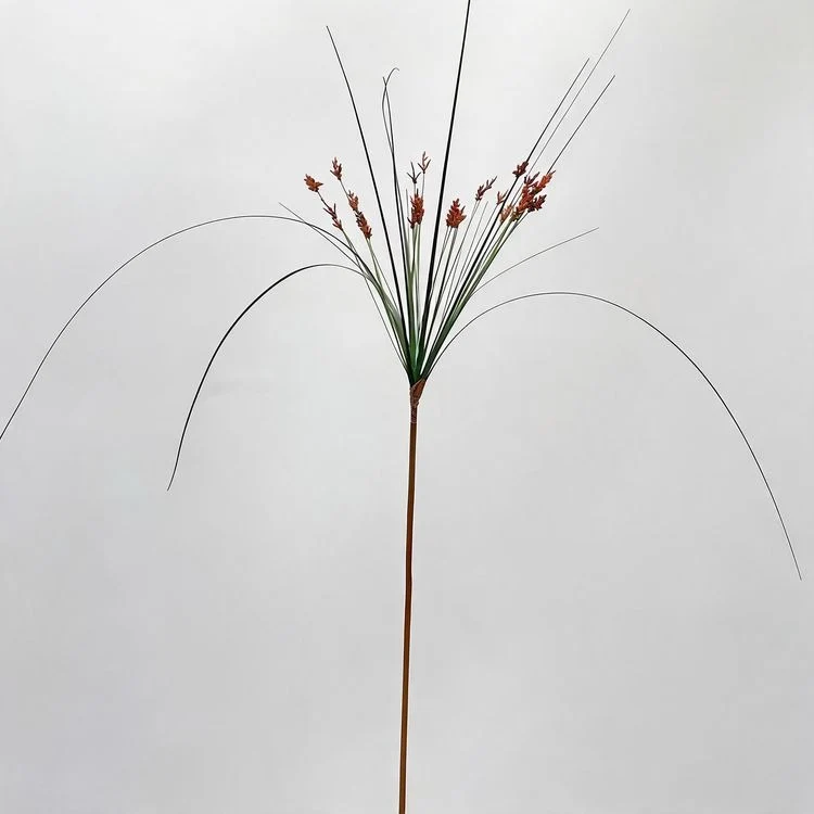 Künstliche Schilfgras-Deko, 135 cm, PE/PVC, 2 Stk., modern, für Büro, Hotel, Schaufenster, Innenbereich