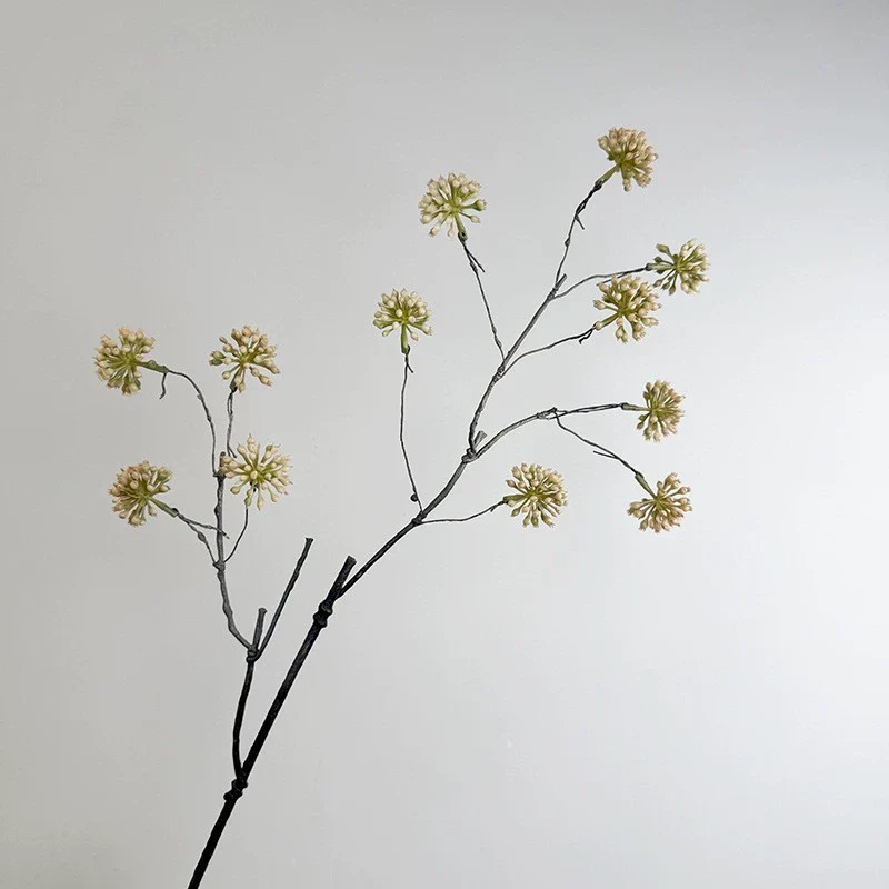 Künstliche Trockenblume Pistazie mit 12 Früchten, 70 cm, Vintage-Deko für Hochzeit, Laden, Büro, Zuhause – Plastik, langlebig, allergenfrei