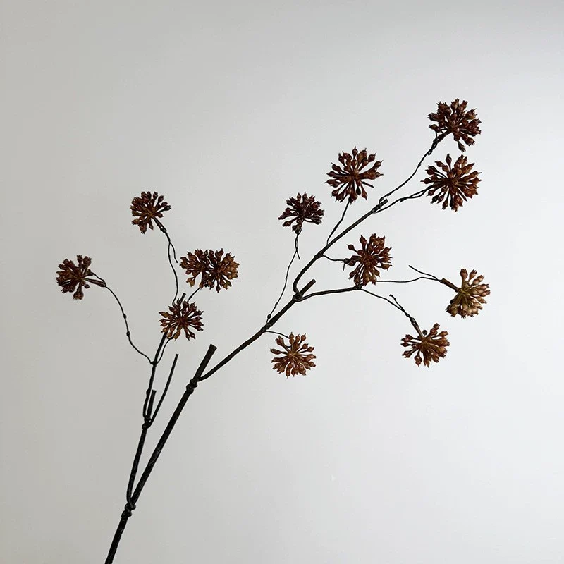 Künstliche Trockenblume Pistazie mit 12 Früchten, 70 cm, Vintage-Deko für Hochzeit, Laden, Büro, Zuhause – Plastik, langlebig, allergenfrei