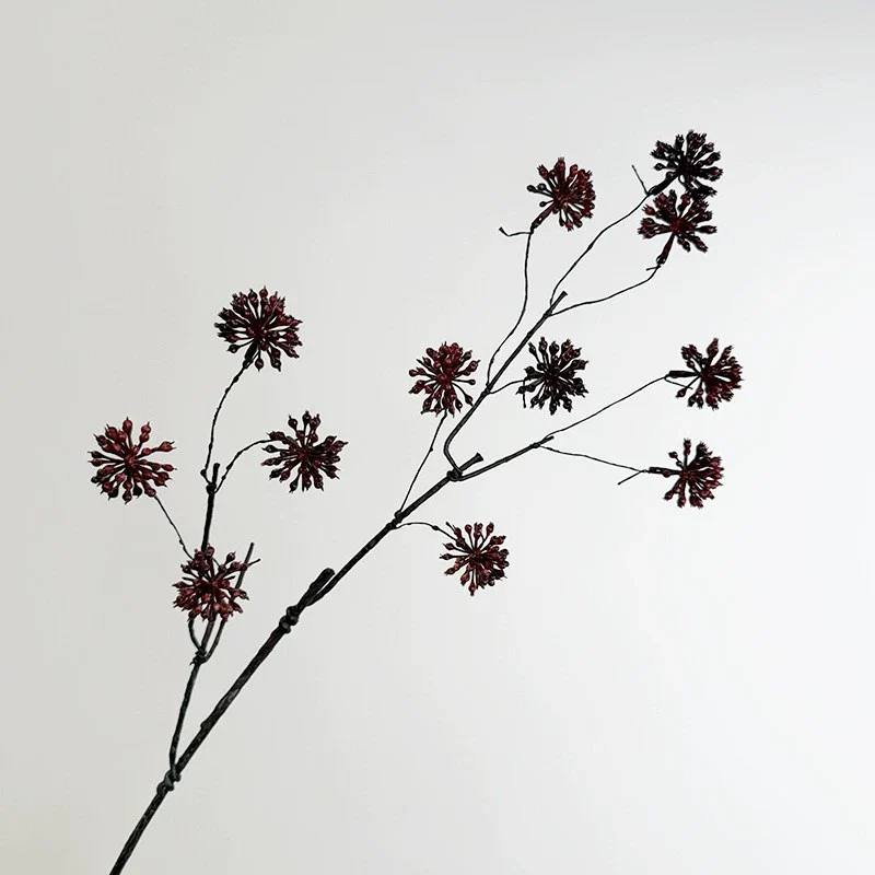 Künstliche Trockenblume Pistazie mit 12 Früchten, 70 cm, Vintage-Deko für Hochzeit, Laden, Büro, Zuhause – Plastik, langlebig, allergenfrei