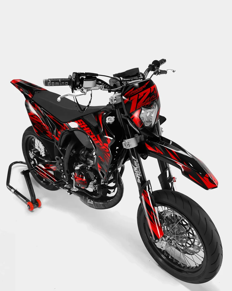 SABLE - Kit deco SHERCO 50cc - Rouge