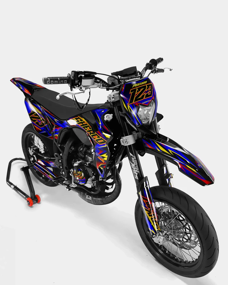 SENSO - Kit deco SHERCO 50cc - Rouge Bleu