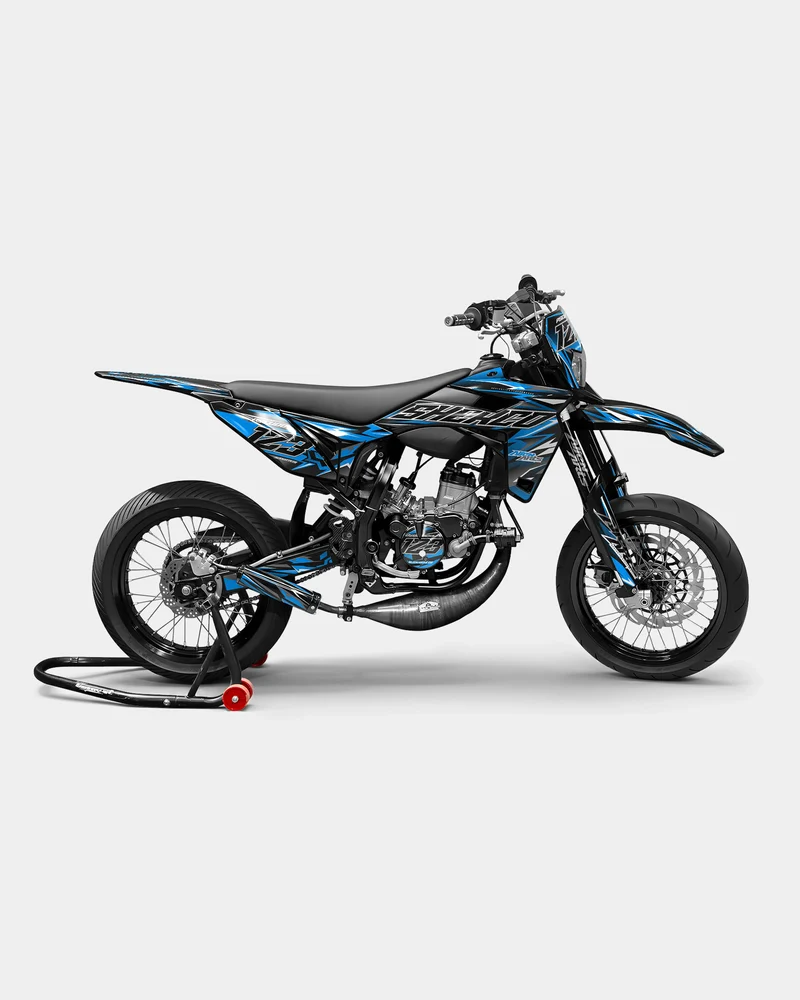 SENSO - Kit deco SHERCO 50cc - Bleu