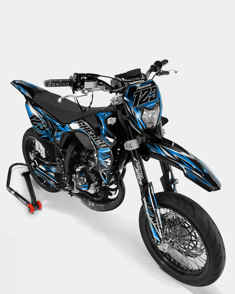 SENSO - Kit deco SHERCO 50cc - Bleu