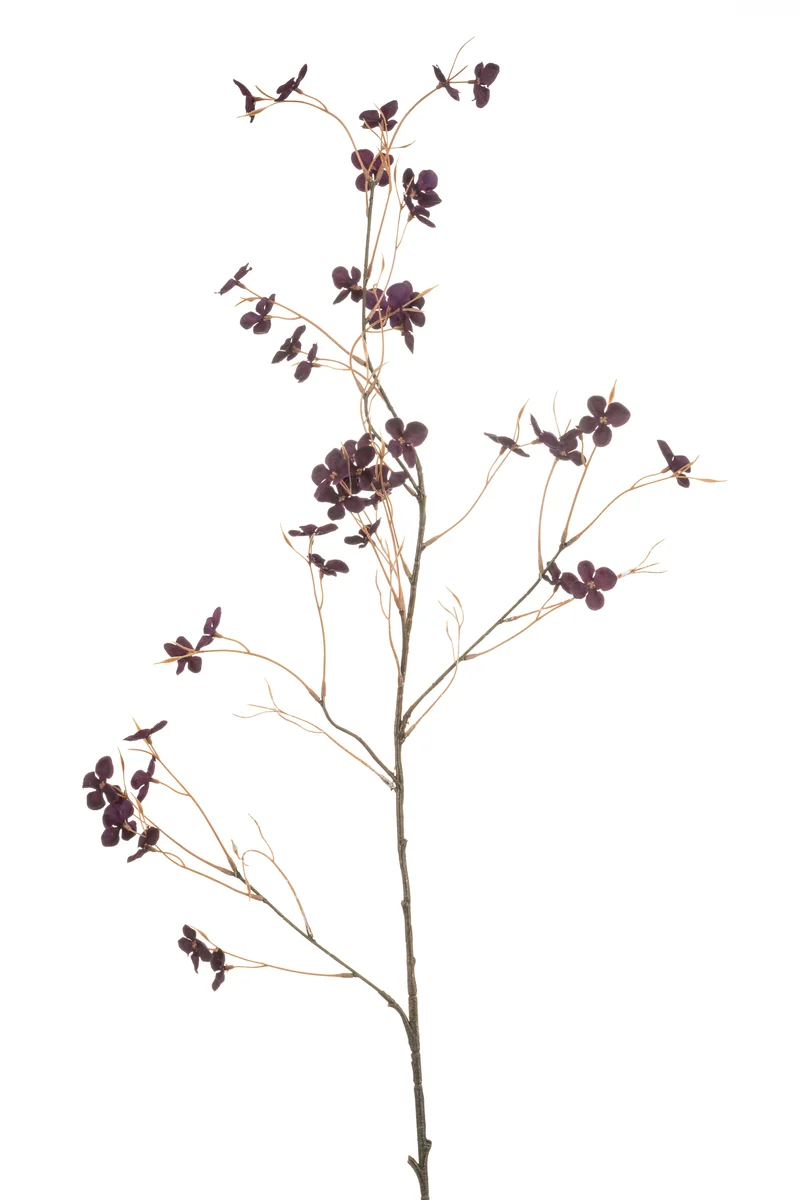 Hortensienblüte künstlich 110 cm - 1 Zweig - Lila