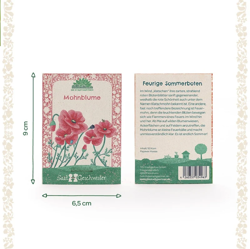 Saatgut Mohnblume