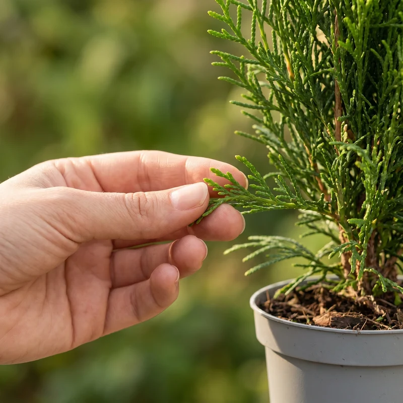 Thuja 'Smaragd' Heckenpflanze – Lebensbaum