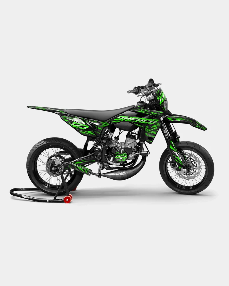 VAGUE - Kit deco SHERCO 50cc - Vert