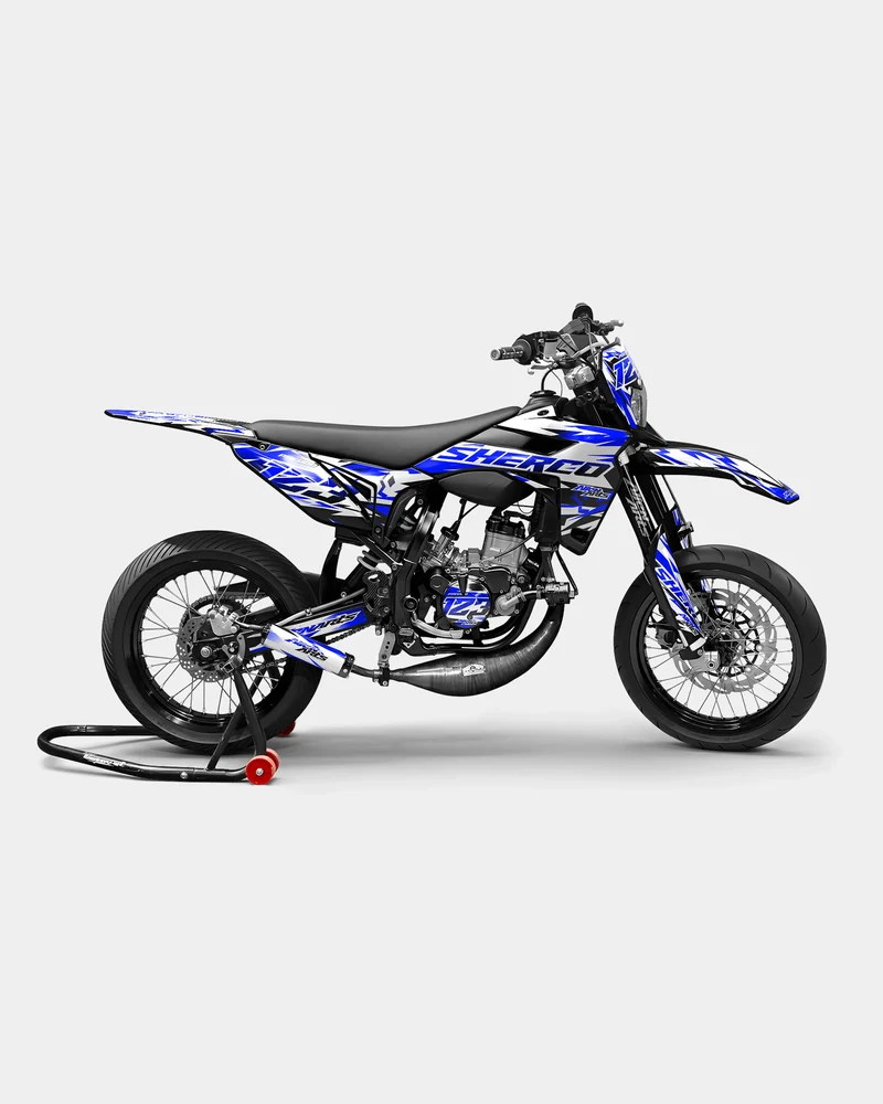 VESTA - Kit deco SHERCO 50cc - Bleu foncé