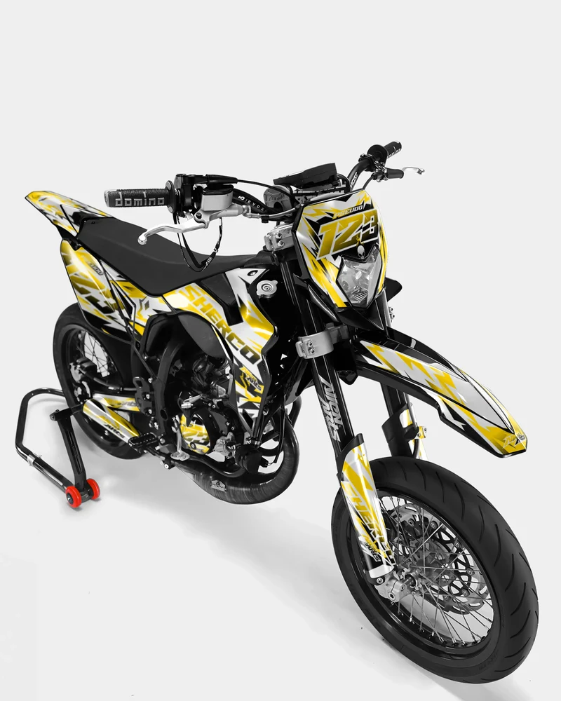 VESTA - Kit deco SHERCO 50cc - Jaune foncé