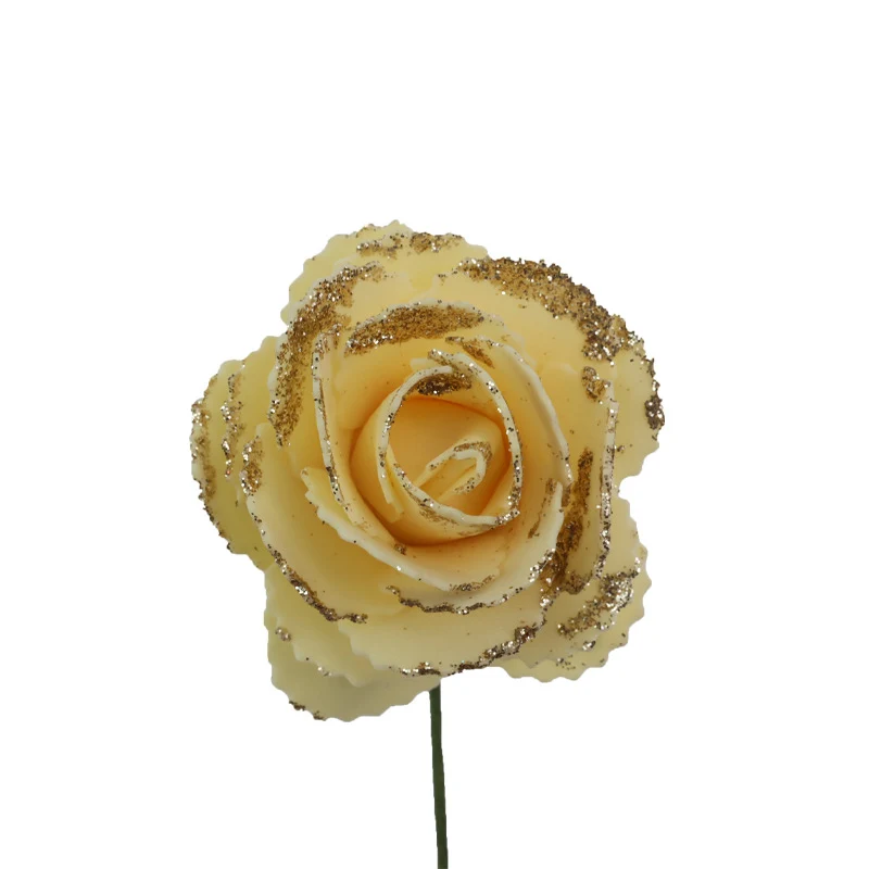 25 Schaumstoff-Rosenblüten, 5,5 cm Durchmesser, für DIY-Dekoration, Fensterdekoration, Tischdekoration