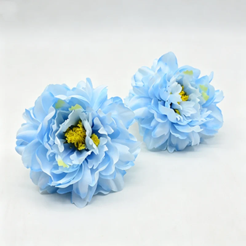 Künstliche Seiden-Pfingstrose Blütenköpfe 14 cm Ø – 3 Stück pro Pack, Hochzeit Dekoration, DIY Girlanden, Tischdekoration, Brautaccessoires