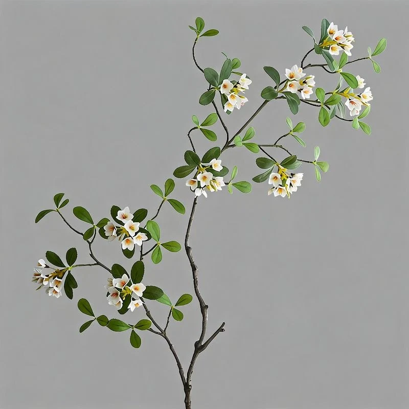 Künstliche Plumerias (Frangipani) – 115 cm, Seidenblüten, 9 Blüten pro Stiel – Hochwertige Dekoration für Hochzeiten, Hotels, Innenräume