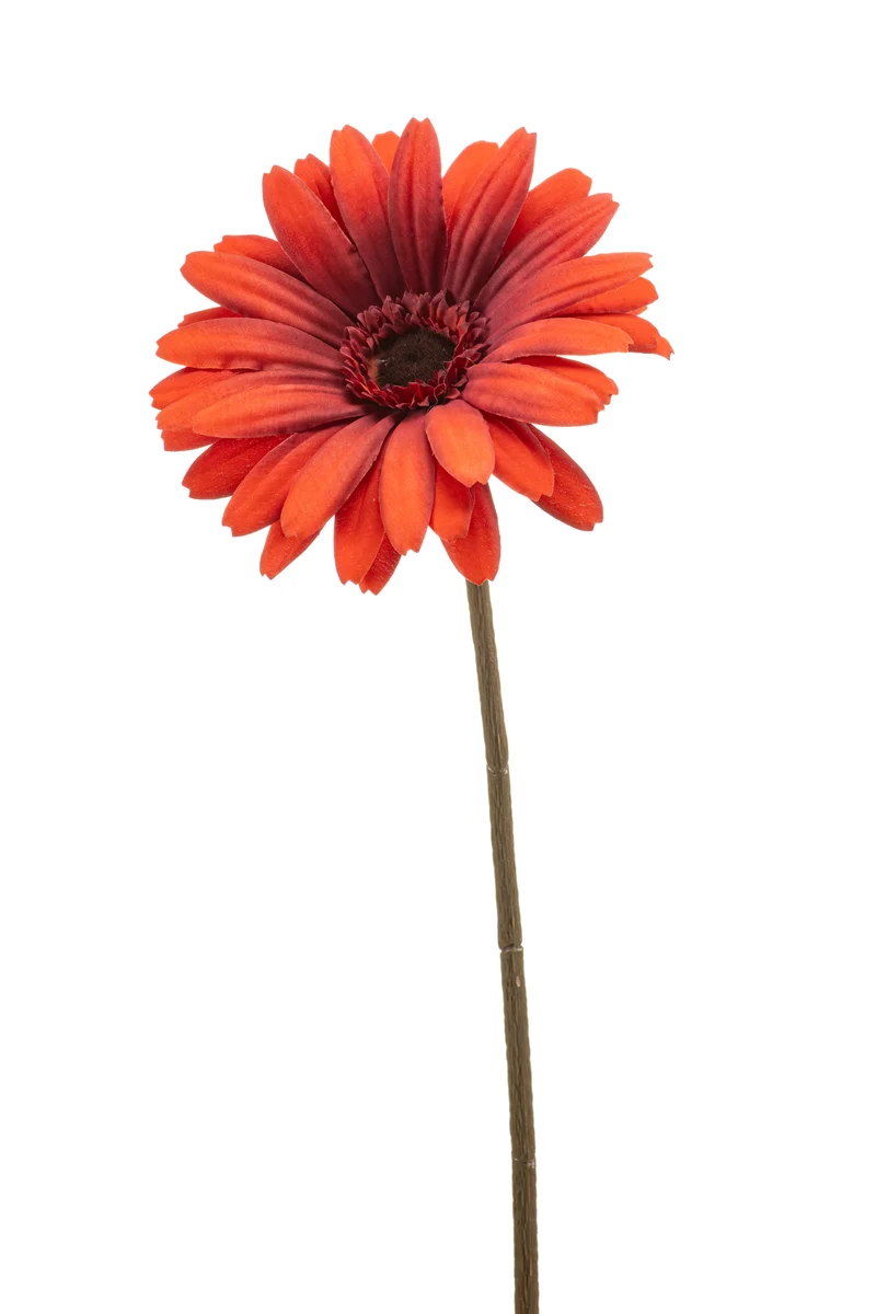 Gerbera künstlich 58 cm - 1 Stiel - Rot