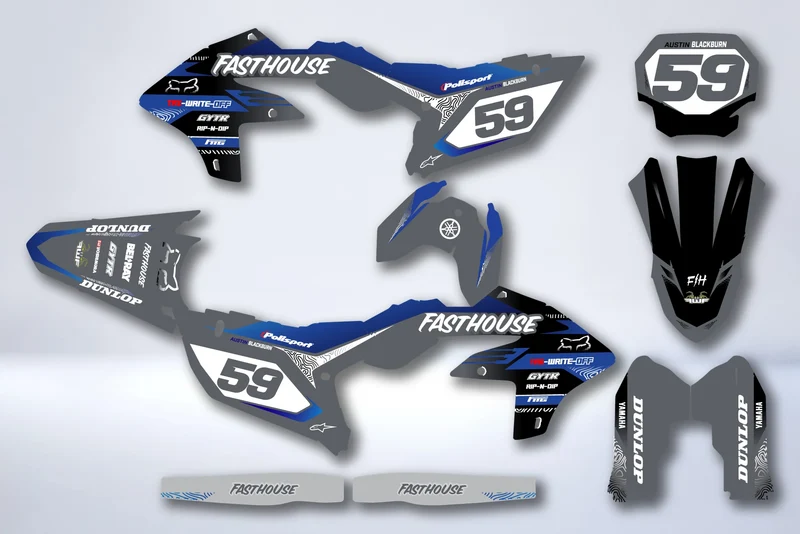 Kit Déco Yamaha YZF 250 2024-2025 & YZF 450 2023-2025 - TYRDAX