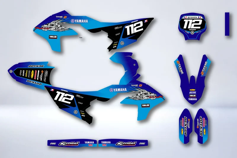 Kit Déco Yamaha YZF 250 2024-2025 & YZF 450 2023-2025 - LYRHIX