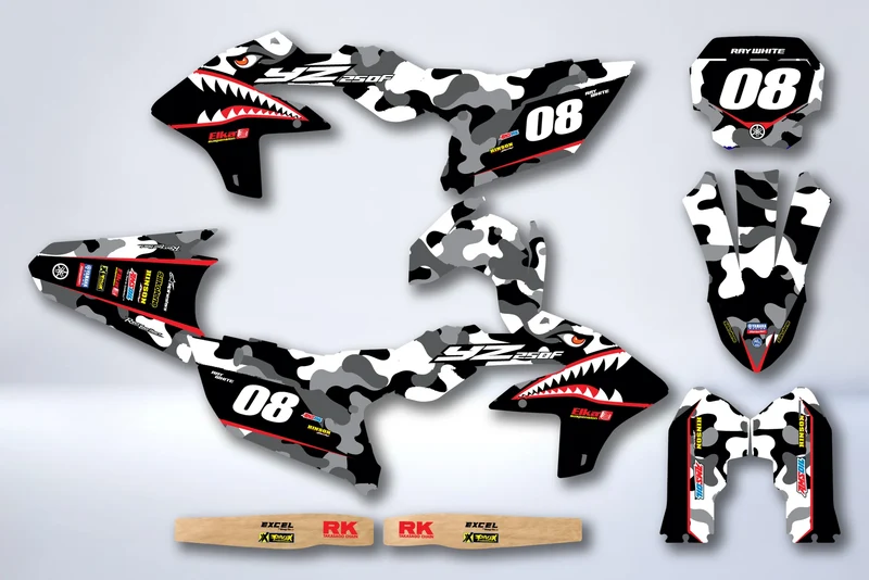 Kit Déco Yamaha YZF 250 2024-2025 & YZF 450 2023-2025 - DELPEX