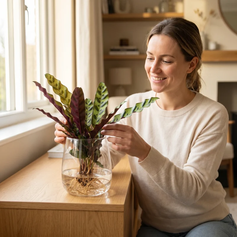 Calathea Insignis im Kingston-Glas