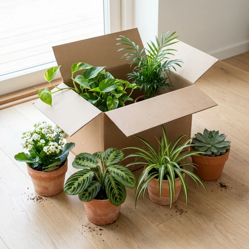 Zimmerpflanzen 6er Set – Zweite Chance Box