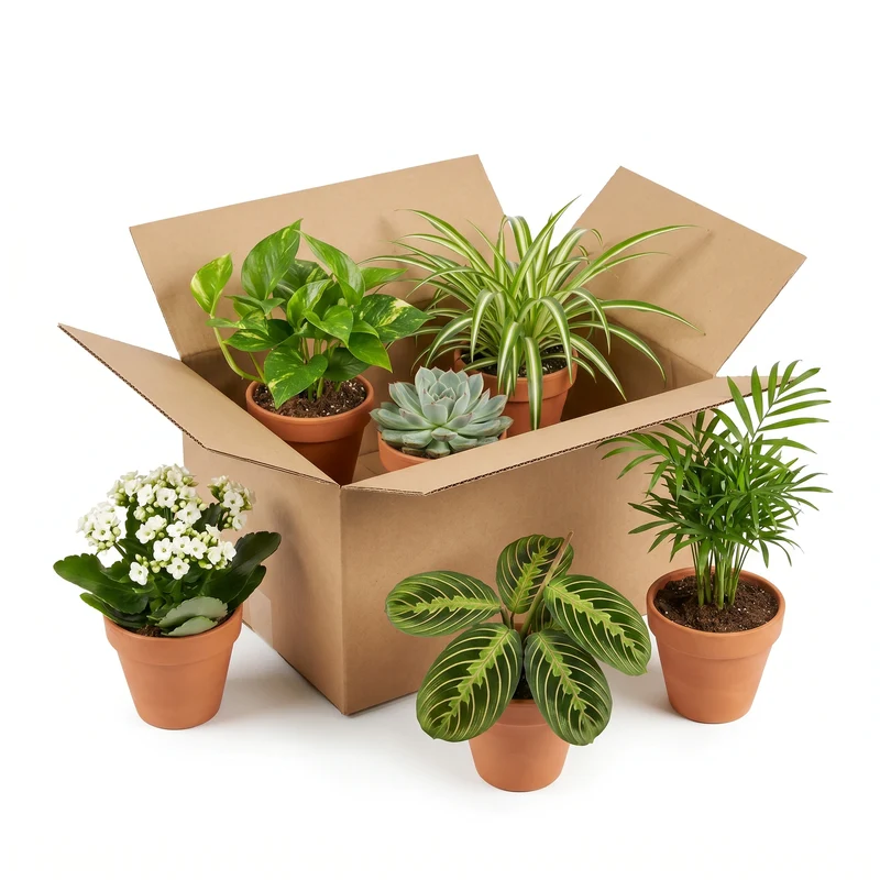 Zimmerpflanzen 6er Set – Zweite Chance Box