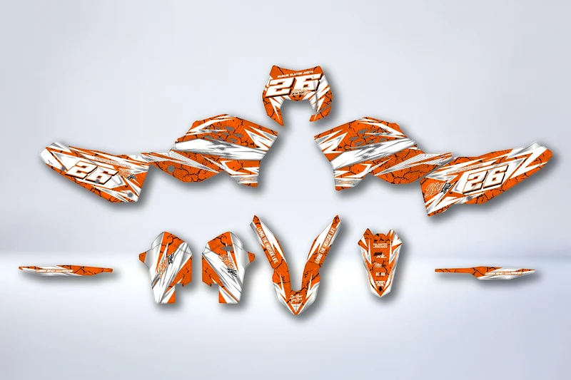 Kit Déco KTM EXC EXC-F SX SX-F 2007-2011 - BLOOD