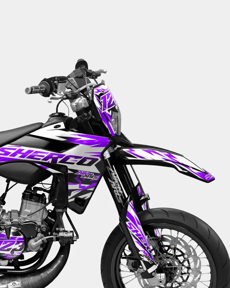 VESTA - Kit deco SHERCO 50cc - Violet