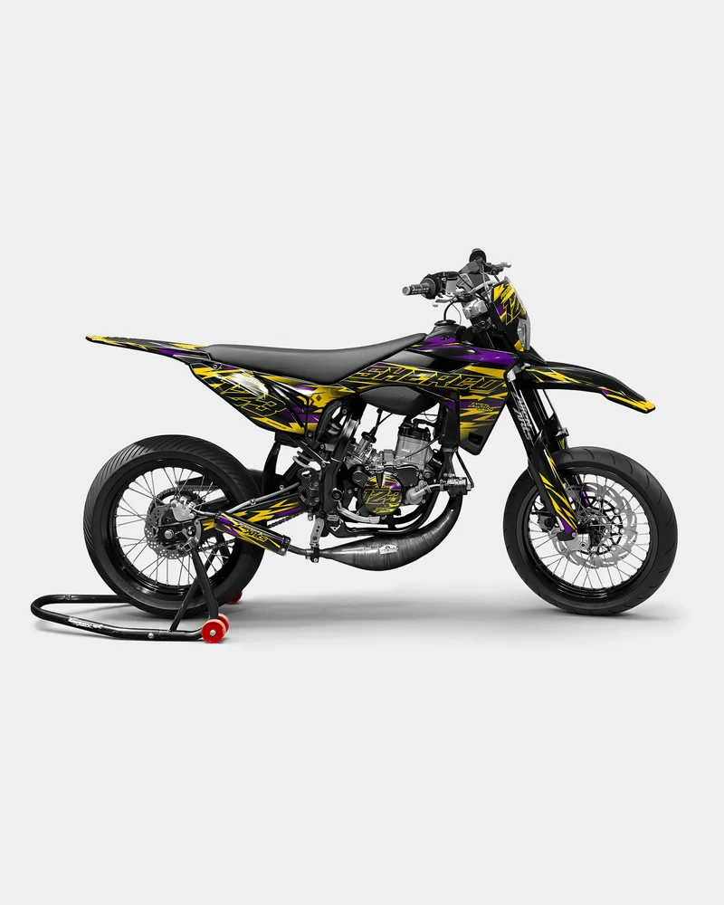 VIREO - Kit deco SHERCO 50cc - Jaune Rose