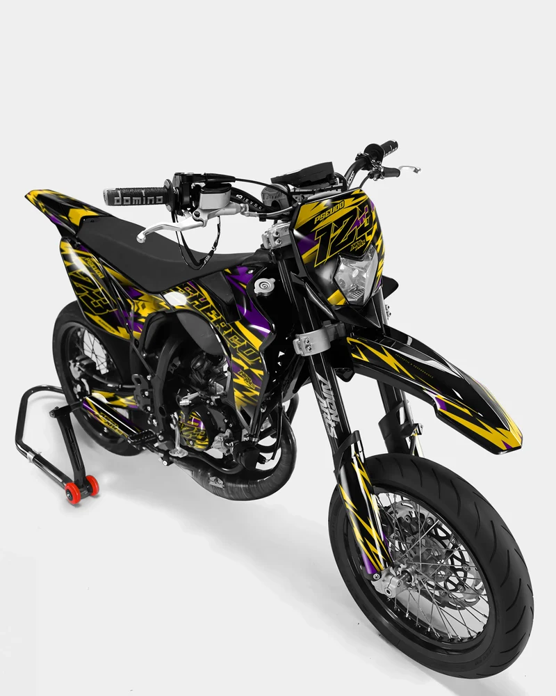 VIREO - Kit deco SHERCO 50cc - Jaune Rose