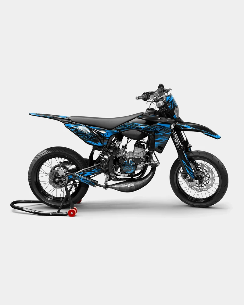 VIREO - Kit deco SHERCO 50cc - Bleu