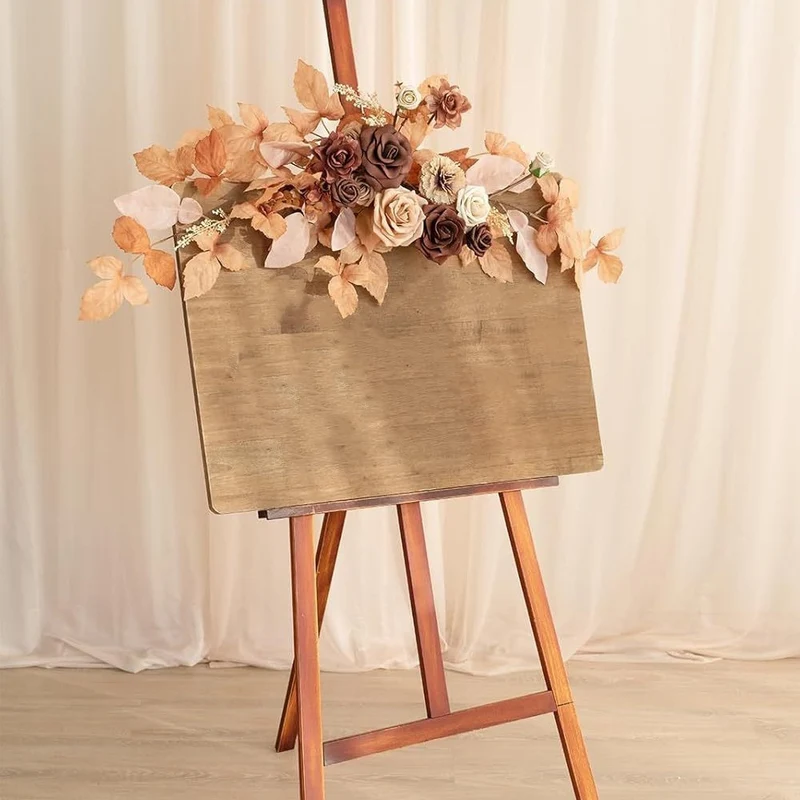 Künstliche Begrüßungsblumen für Hochzeiten, Empfänge, Veranstaltungen, 60 cm, Plastik, modernes Design