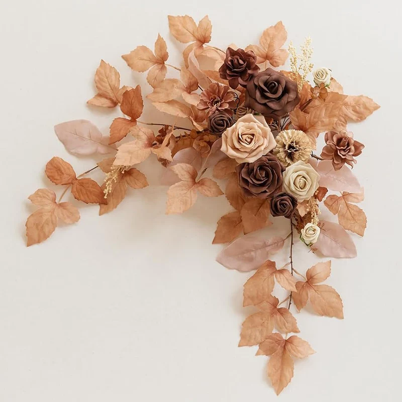 Künstliche Begrüßungsblumen für Hochzeiten, Empfänge, Veranstaltungen, 60 cm, Plastik, modernes Design