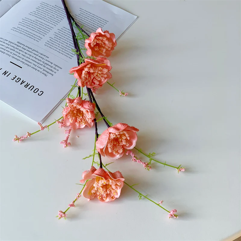Schleierkraut Kunstblume aus Schaum, 63 cm, rosa, für Hochzeitsdeko, Wohnaccessoires, Tischarrangements