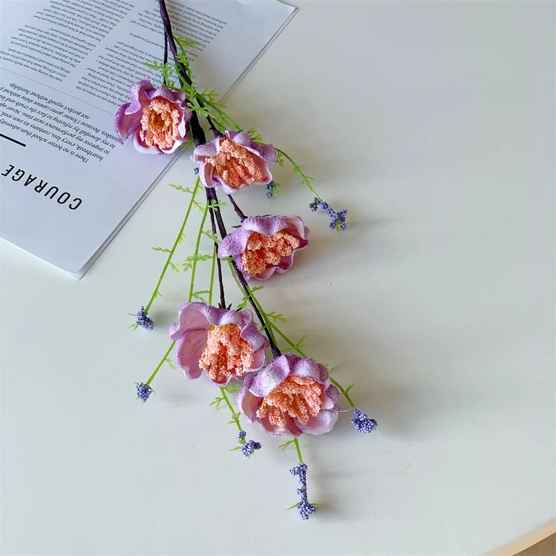 Schleierkraut Kunstblume aus Schaum, 63 cm, rosa, für Hochzeitsdeko, Wohnaccessoires, Tischarrangements